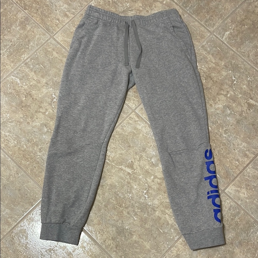 Adidas Gray Jogger Pants Size US L